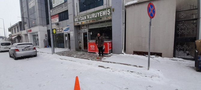 Malazgirt’te Kar Yağışı