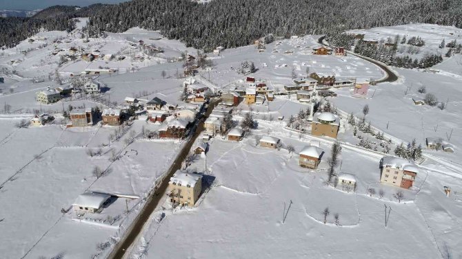 Turnalık Yaylası’nın Nefes Kesen Güzelliği Havadan Görüntülendi