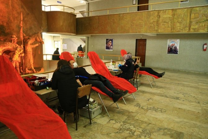 Belediye Personelinden Kan Bağışı