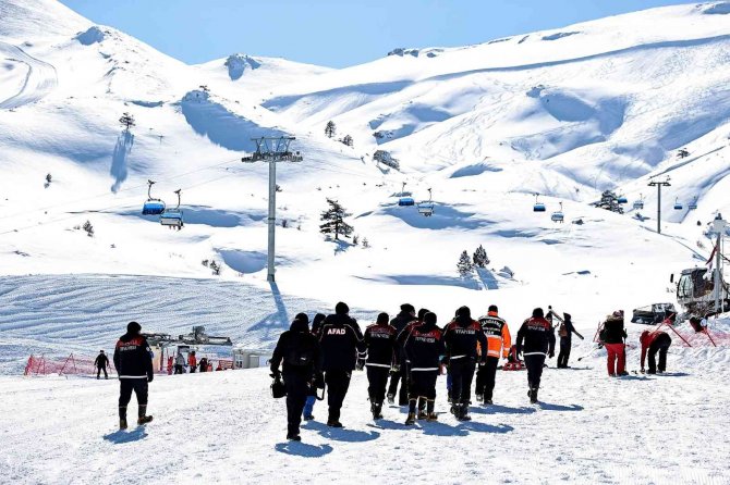 Kayak Merkezinde Afete Karşı Acil Eylem Planı Yapıldı