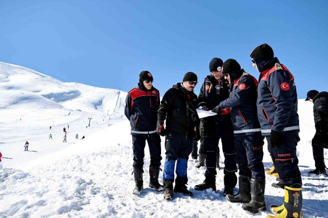 Kayak Merkezinde Afete Karşı Acil Eylem Planı Yapıldı