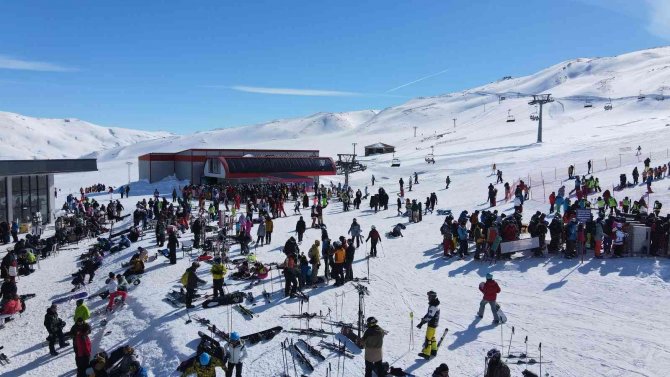 Erciyes’e Ziyaretçi Akını, Hafta Sonunda 85 Bin Kişi Ziyaret Etti