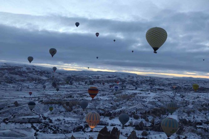 Balon Turlarına Kar Engeli