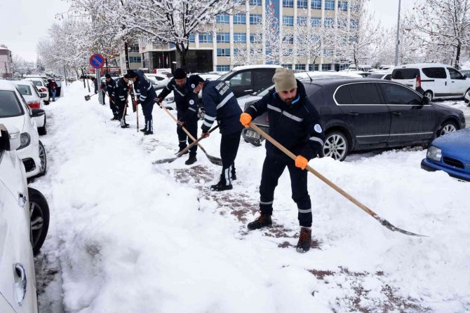 Selçuklu’da Kar Mesaisi Yeniden Başladı