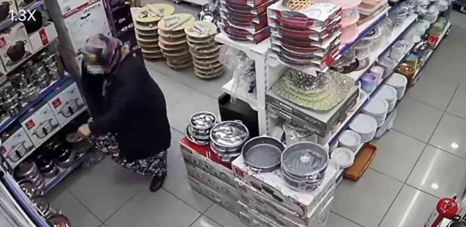 Şalvarlı Hırsızlık Kameraya Yansıdı