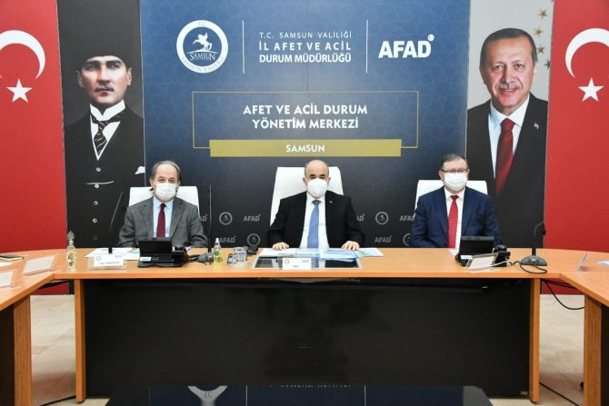 Samsun’un Karla Mücadelesi Değerlendirildi