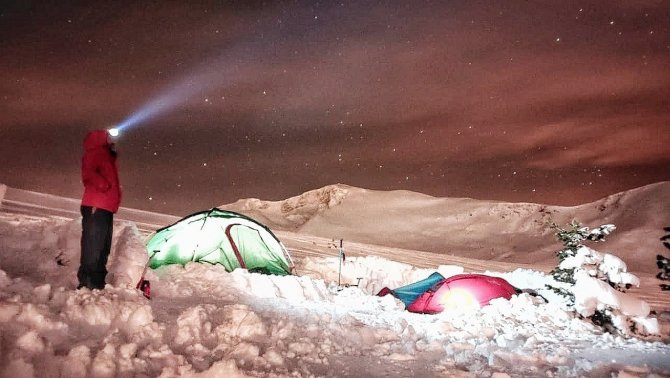 Uludağ’da Milyon Yıldızlı Kamp