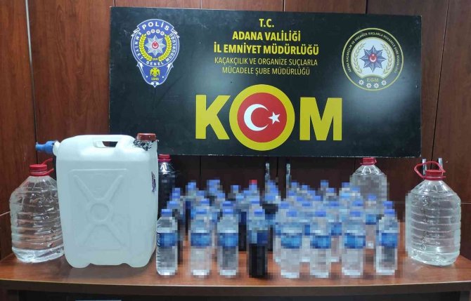 Adana’da Sahte İçki Operasyonu