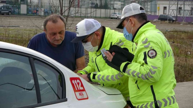 Ordu’da Tır Sürücülerine Denetim