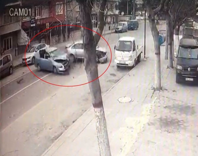 Tekirdağ’da Hatalı Dönüşün Feci Kazayla Bittiği Anlar Kamerada