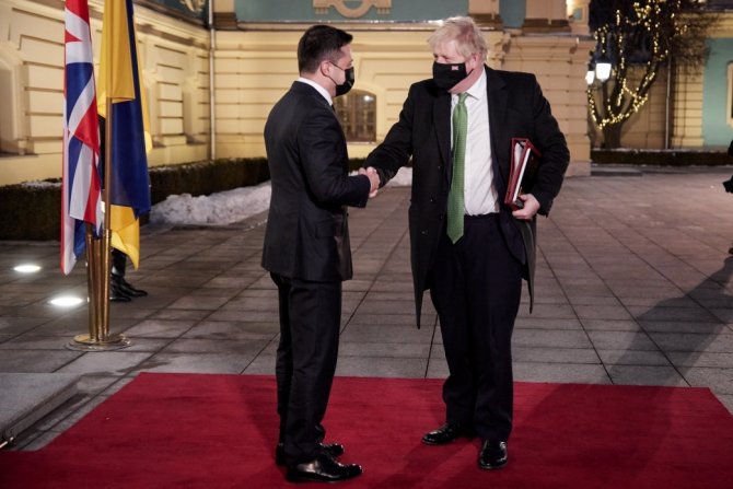 İ̇ngiltere Başbakanı Johnson, Ukrayna’da