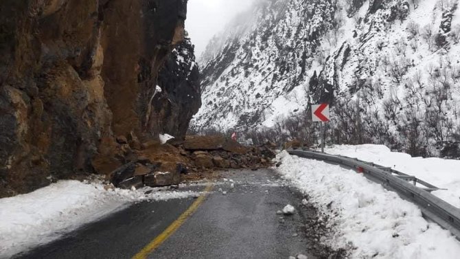 Kayseri’de Heyelan