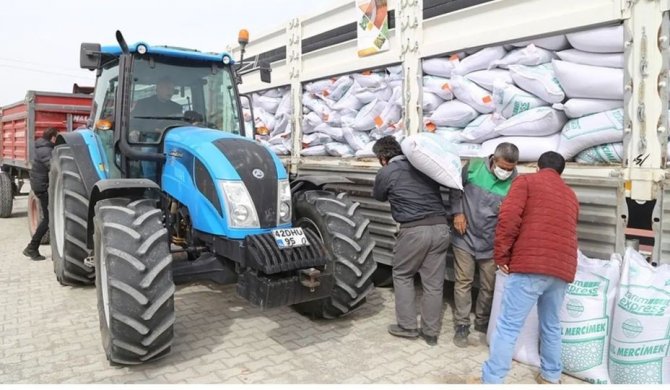 Kulu’da Hibeli Tohum Dağıtımı