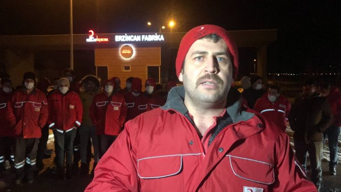 Kızılay İ̇çecek Erzincan Fabrikası İşçileri Greve Başladı