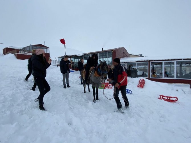 Pursaklar’n Gençleri Kayak Şenliği’nde