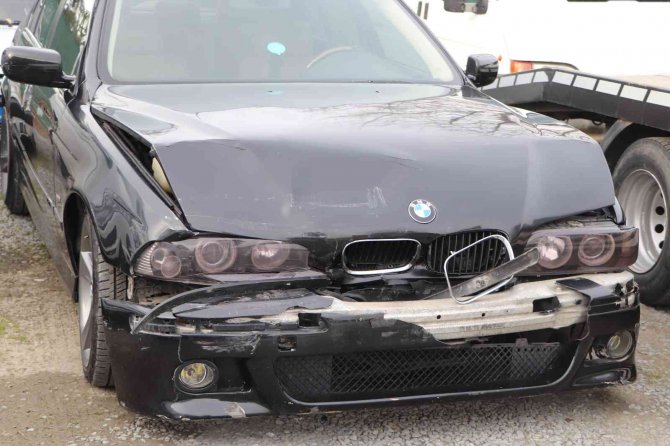 Samsun’da Alkollü Sürücü Otomobile Arkadan Çarpıp Kaçtı