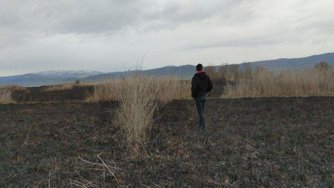 Bursa’da Otluk Alanda Çıkan Yangının İzleri Gün Ağarınca Ortaya Çıktı