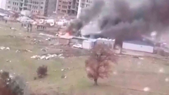 Bursa’da Fabrikada Korkutan Yangın