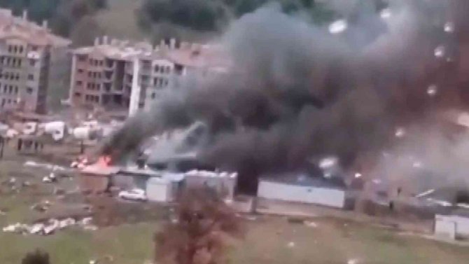 Bursa’da Fabrikada Korkutan Yangın