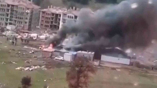 Bursa’da Fabrikada Korkutan Yangın