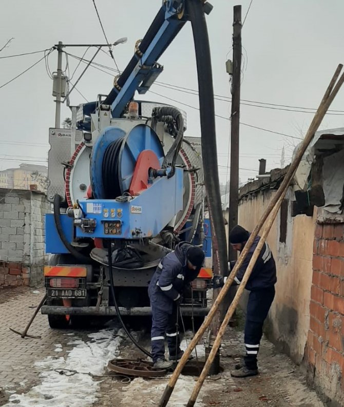 Di̇ski̇, Kanalizasyonlarda Temizlik Çalışması Başlattı