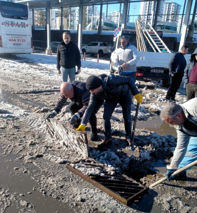 Di̇ski̇, Kanalizasyonlarda Temizlik Çalışması Başlattı