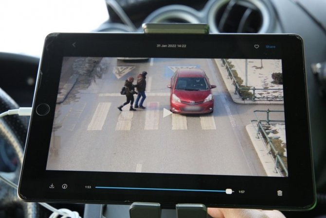 Drone Destekli Trafik Denetiminde Kış Lastiği De Kontrol Edildi