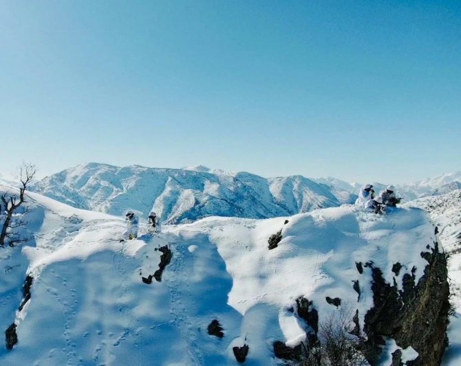 İ̇çişleri Bakanlığınca Eren Kış-18 Hakkari-kazan Vadisi Şehit Jandarma Astsubay Başçavuş Timuçin Aladağ Operasyonu Başlatıldı