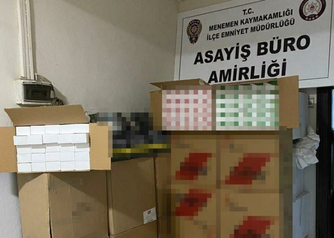 İ̇zmir’de 220 Kilo Kaçak Tütün Ele Geçirildi