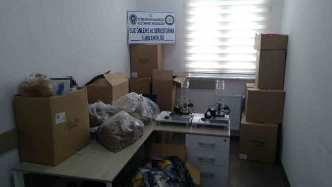 Konya’da Kaçak Sigara Operasyonu: 7 Gözaltı
