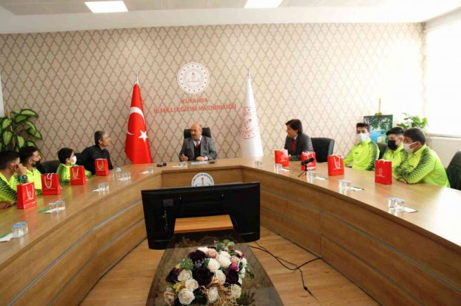 Müdür Başyiğit, Kutso Mtal Kros Takımını Kabul Etti