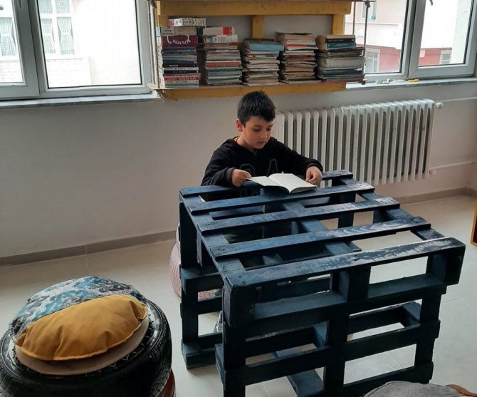 Tekirdağ’da Geri Dönüşüm Yolu İle 4 Kütüphane Yapıldı