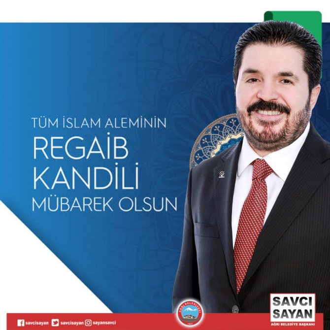 Başkan Sayan’dan Kandil Mesajı