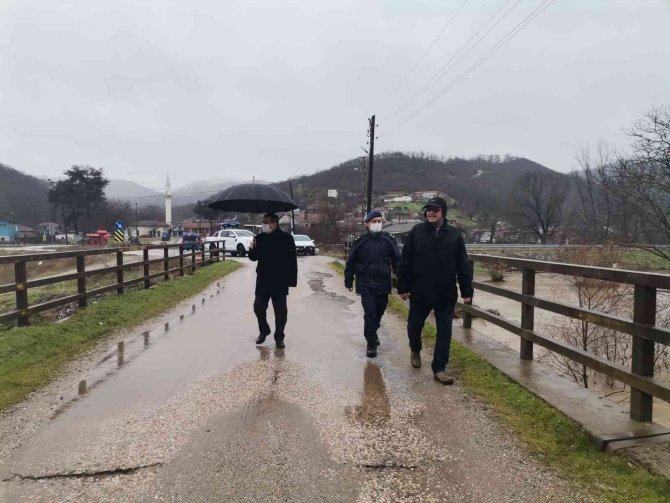 Çan Kaymakamı Gürdal Su Taşkını Olan Bölgeleri İnceledi