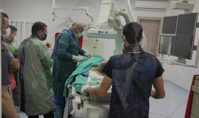 Elbistan Devlet Hastanesi’nde İlk Stent Uygulaması Yapıldı
