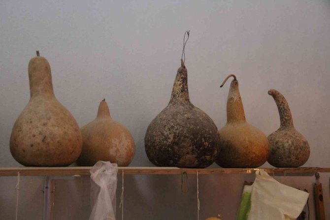 Su Kabağını Sanat Eserine Dönüştürüyor