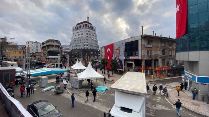 Zonguldak, Cumhurbaşkanı Erdoğan’ı Karşılamaya Hazırlanıyor