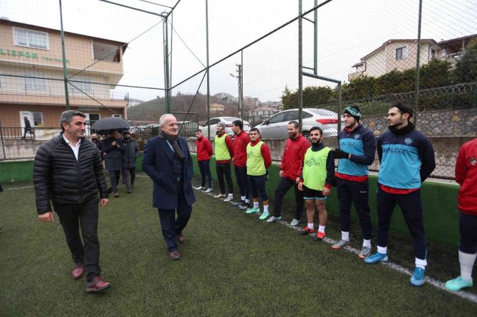 Başkan Aygün’den Çınarlıspor’a Ziyaret