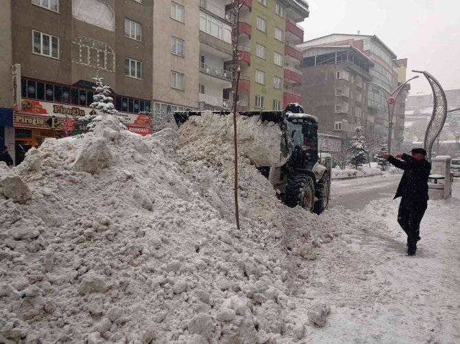 Hakkari’de Karla Mücadele Çalışması