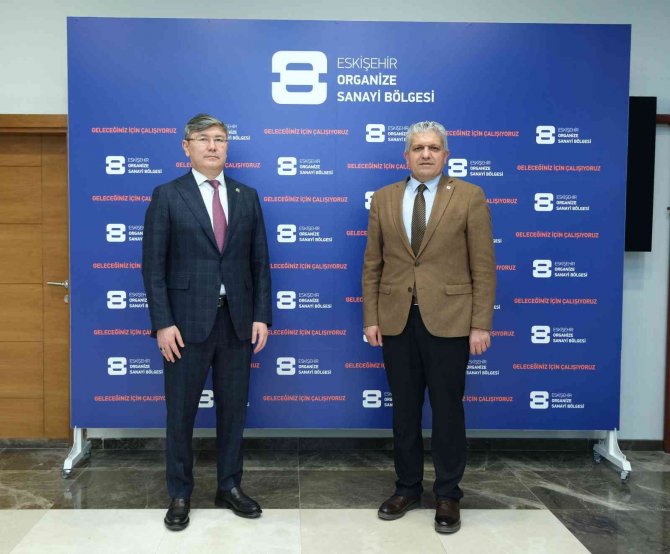 Büyükelçi Saparbekuly, Eskişehirli Sanayicileri Ülkesine Yatırıma Davet Etti