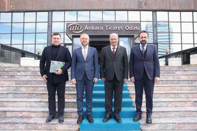 Başkan Keleş, Ato Başkanı İle Görüştü