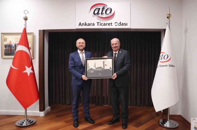 Başkan Keleş, Ato Başkanı İle Görüştü