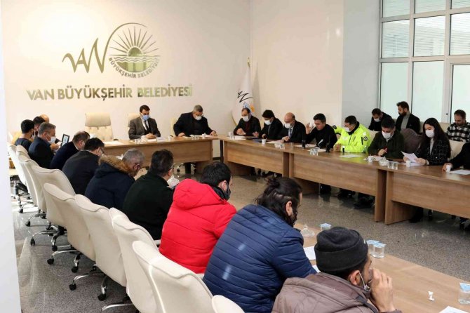 Van Büyükşehir Belediyesinin Şubat Ayı Ukome Toplantısı Yapıldı