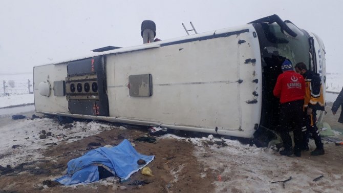 Yozgat’ta Otobüs Kazası: 1 Ölü, 15 Yaralı