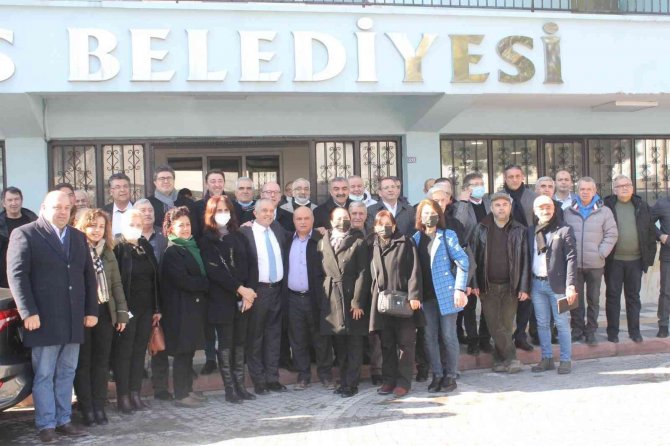 Chp Manyas’ta Buluştu