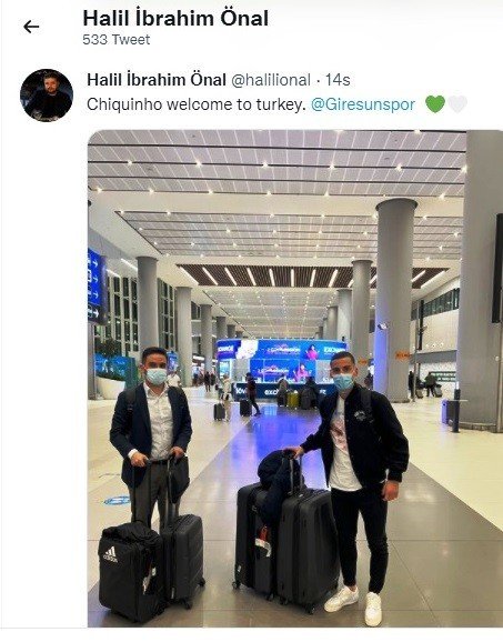 Chiquinho, Giresunspor İçin Geldi