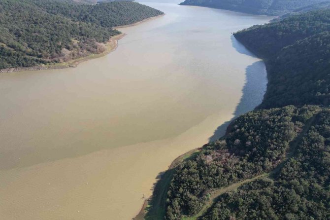 Alibeyköy Barajı’nda Su Kahverengiye Döndü