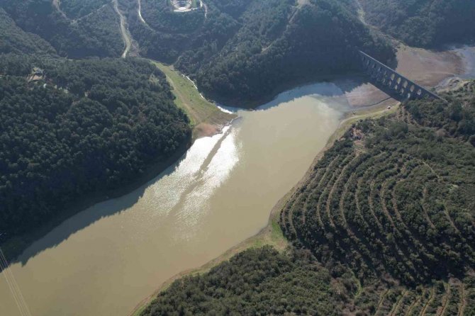 Alibeyköy Barajı’nda Su Kahverengiye Döndü