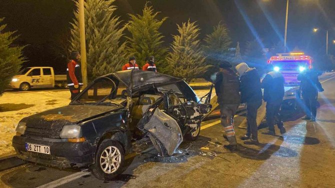 Nevşehir’de Otomobil İle Yolcu Otobüsü Çarpıştı: 1 Ölü, 3 Yaralı