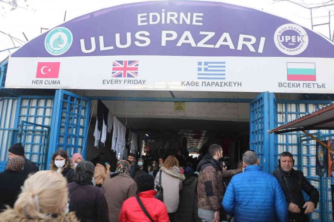 Pcr Testi Kalktı, Bulgarlar Edirne’ye Akın Etti